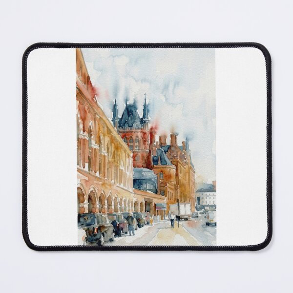 Item preview, St Pancras Station London Watercolor designed and sold by caracatita75.