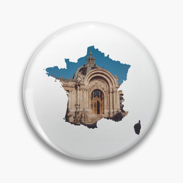 Item preview, France Map Petit Palais Golden Gate Paris Silhouette designed and sold by Maroan93.