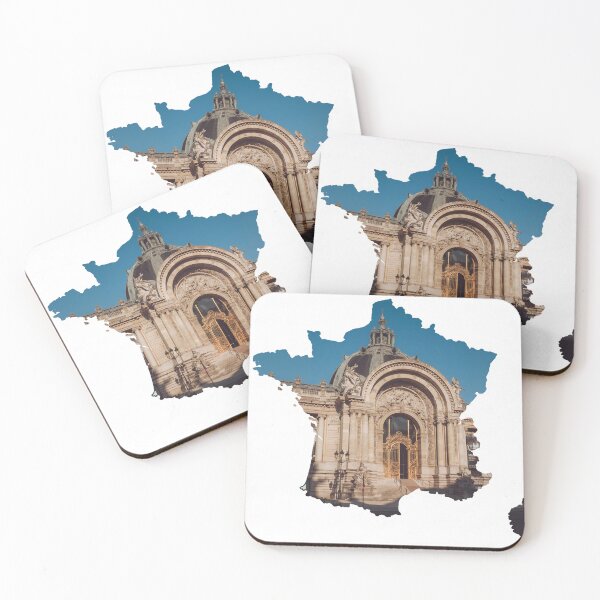 Item preview, France Map Petit Palais Golden Gate Paris Silhouette designed and sold by Maroan93.