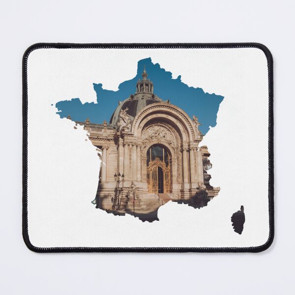 Item preview, France Map Petit Palais Golden Gate Paris Silhouette designed and sold by Maroan93.