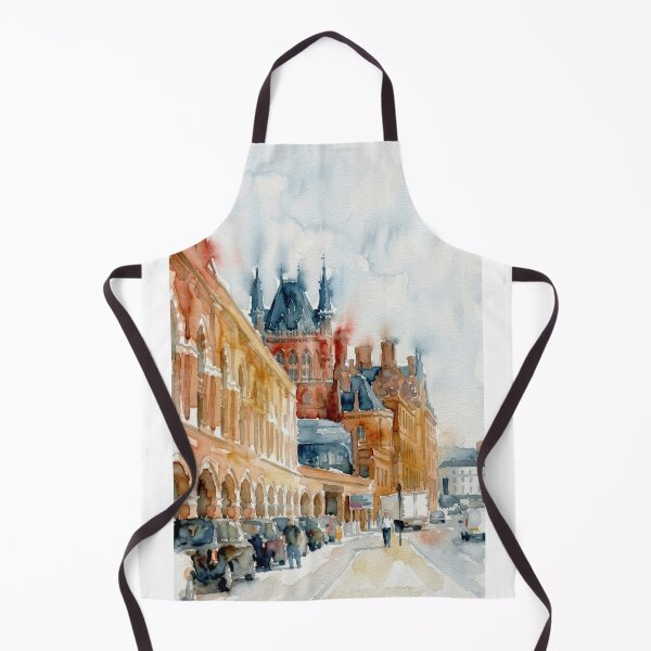 Item preview, St Pancras Station London Watercolor designed and sold by caracatita75.