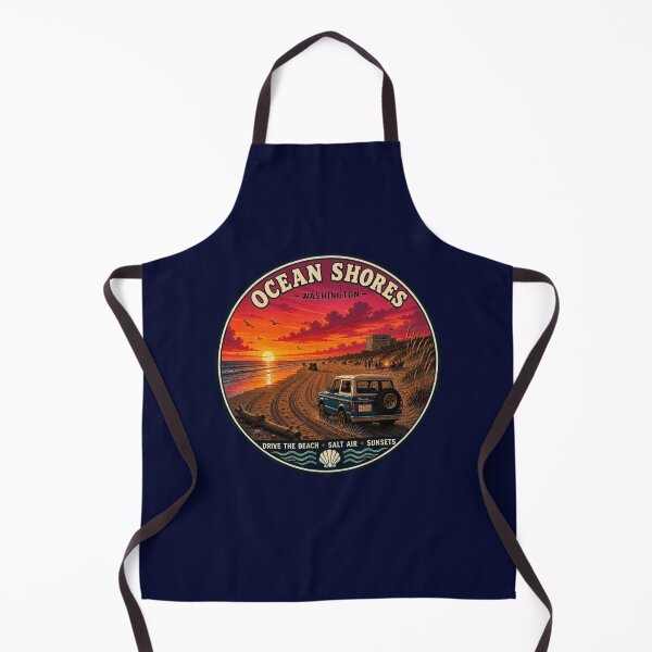 Item preview, Ocean Shores: Beach Drive Sunset designed and sold by Swanny's Custom T-shirt and Gift Designs.