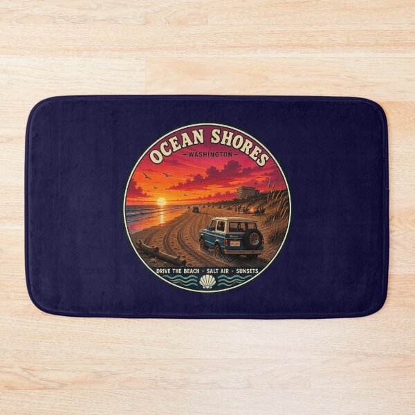 Item preview, Ocean Shores: Beach Drive Sunset designed and sold by Swanny's Custom T-shirt and Gift Designs.