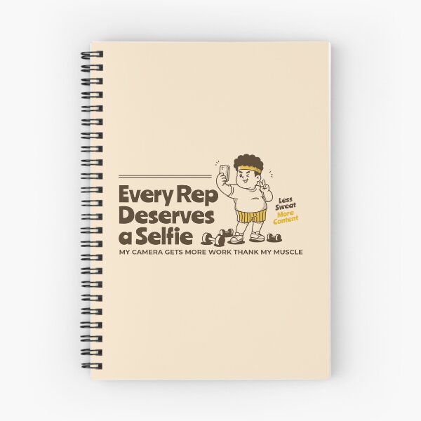 Item preview, Every Rep Deserves a Selfie Funny Gym Workout Selfie designed and sold by adipra.