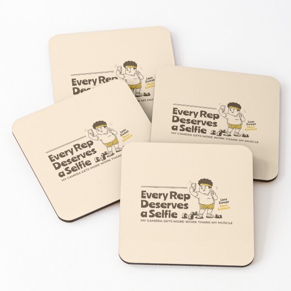 Item preview, Every Rep Deserves a Selfie Funny Gym Workout Selfie designed and sold by adipra.