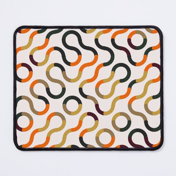 Item preview, Retro Wavy Geometric Pattern Autumn designed and sold by TexSta.