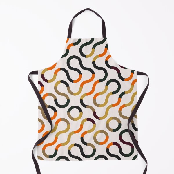 Item preview, Retro Wavy Geometric Pattern Autumn designed and sold by TexSta.