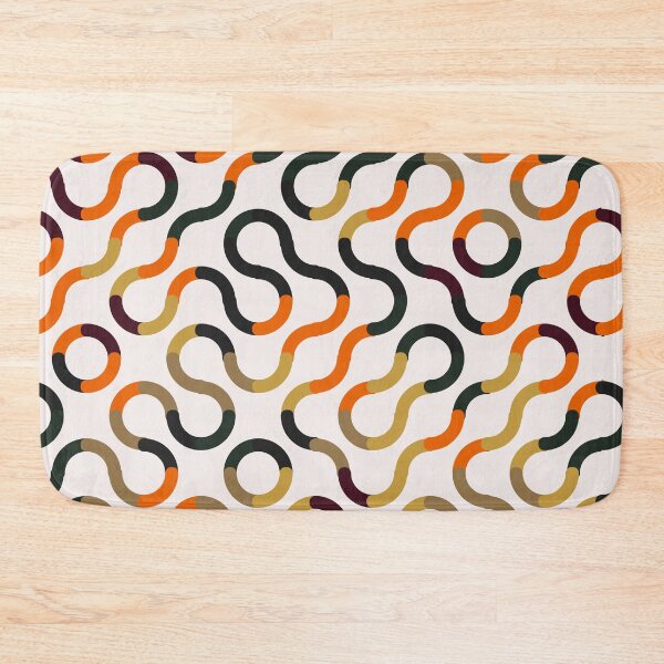 Item preview, Retro Wavy Geometric Pattern Autumn designed and sold by TexSta.