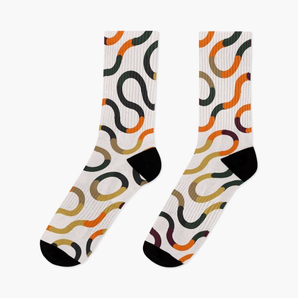 Item preview, Retro Wavy Geometric Pattern Autumn designed and sold by TexSta.
