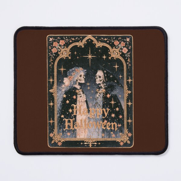 Item preview, Happy Halloween – Skeleton Lovers Gothic Card designed and sold by AL Gothic Whimsy.