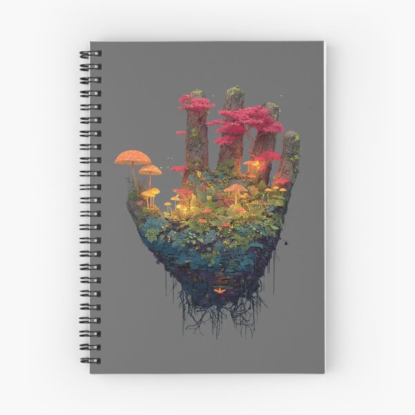 Item preview, Glowing Mushroom Handscape designed and sold by Hinterhues.
