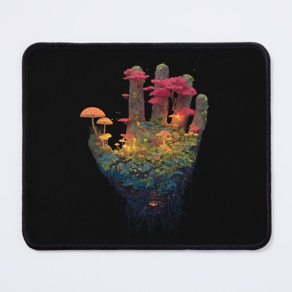Item preview, Glowing Mushroom Handscape designed and sold by Hinterhues.