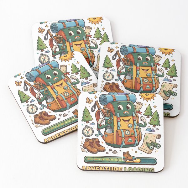 Item preview, Adventure Loading... | Funny Hiking T-Shirt | Gamer Outdoor Graphic | Adventure Sticker Design designed and sold by SAJ Design Studio.