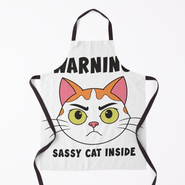 Item preview, Warning Sassy Cat Inside T-Shirt | Funny Black Cat Graphic Tee | Cute Cat Lover Gift Idea designed and sold by Charonde.