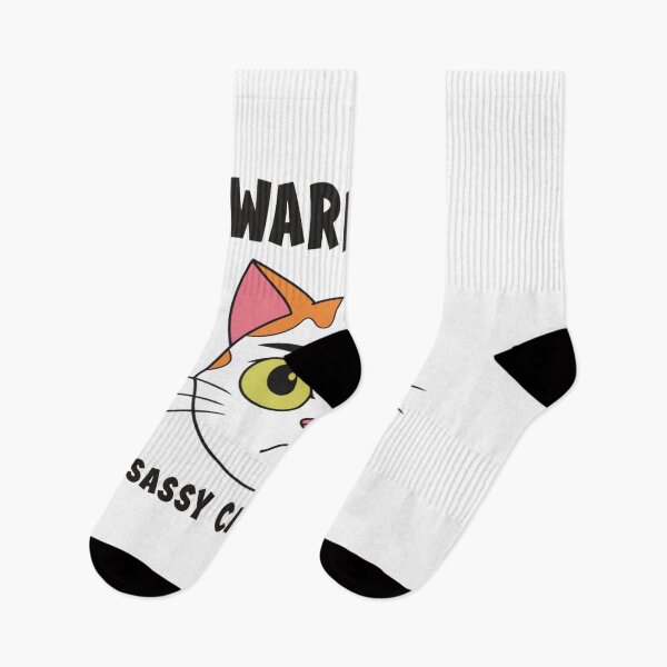 Item preview, Warning Sassy Cat Inside T-Shirt | Funny Black Cat Graphic Tee | Cute Cat Lover Gift Idea designed and sold by Charonde.