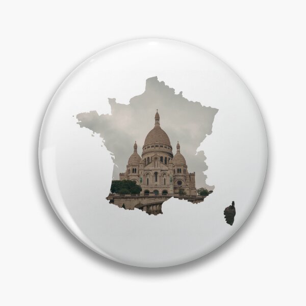 Item preview, France Map Sacré-Cœur Basilica Paris  V2 designed and sold by Maroan93.