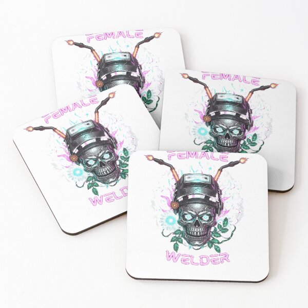 Item preview, Female Welder Skull Flames Daisy Graphic designed and sold by lucasdgead3.