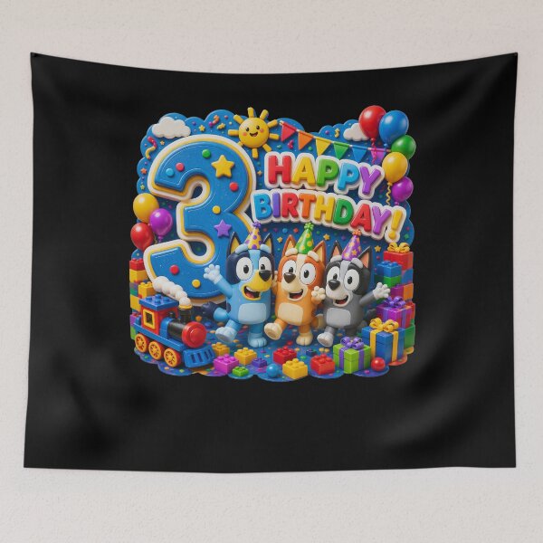 Item preview, Happy Third Birthday Celebration designed and sold by TijanaARTSt88.