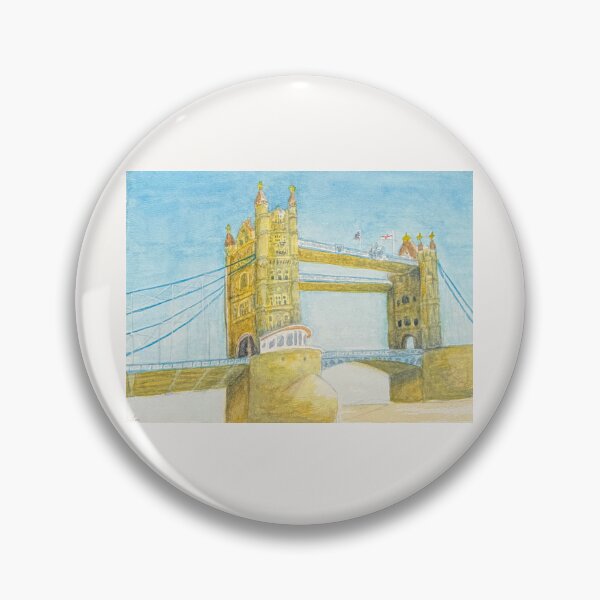 Artikelvorschau, Tower Bridge in Aquarell – London entworfen und verkauft von MiniRadiance.