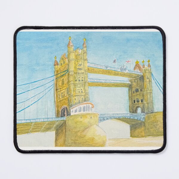 Item preview, Tower Bridge in Watercolor – London designed and sold by MiniRadiance.