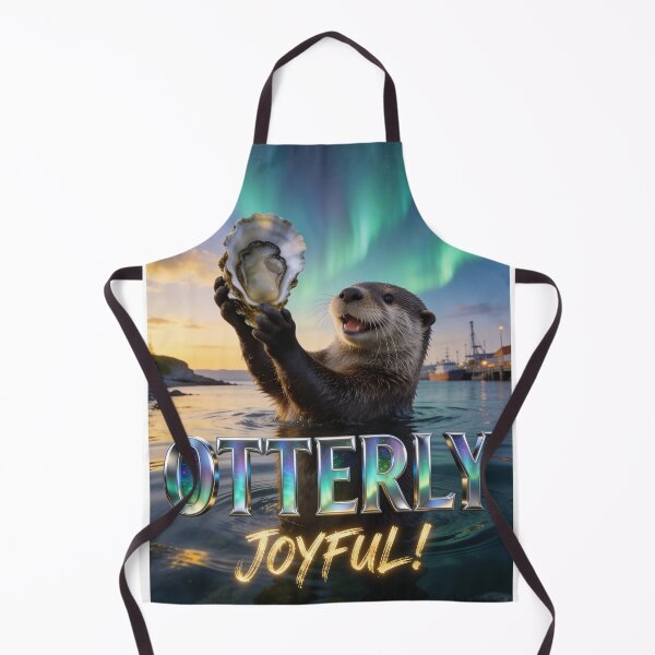 Item preview, The Otterly Joyful Print designed and sold by Lichentroupe63.