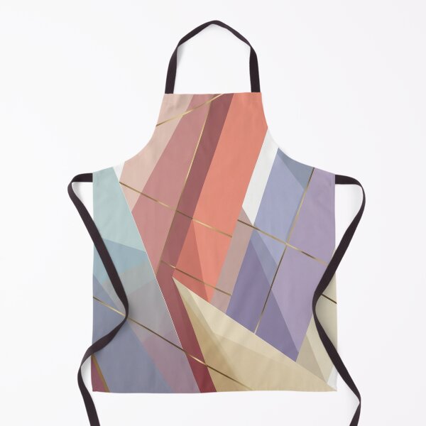 Item preview, Abstract Geometric Minimalist Design | Modern Gold Line Shapes | Contemporary Pastel Art designed and sold by semenol.