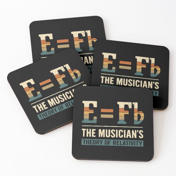 Item preview, E Equals F Flat Theory Of Relativity Nerdy Musician Joke designed and sold by tmerchtrends.