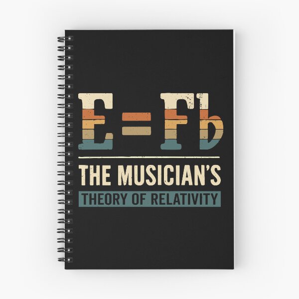 Item preview, E Equals F Flat Theory Of Relativity Nerdy Musician Joke designed and sold by tmerchtrends.