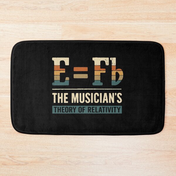 Item preview, E Equals F Flat Theory Of Relativity Nerdy Musician Joke designed and sold by tmerchtrends.