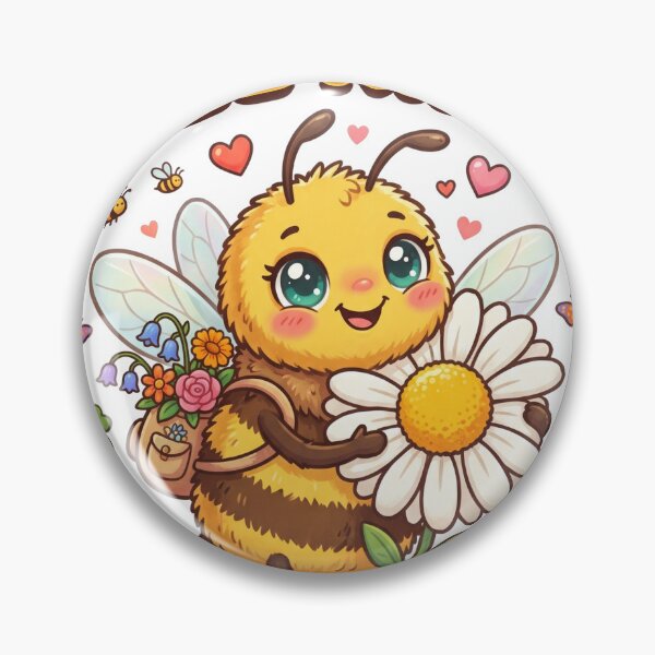 Item preview, Bee Kind | Cute Bee T-Shirt | Positive Nature Graphic | Funny Bee Sticker | Kindness Apparel designed and sold by SAJ Design Studio.