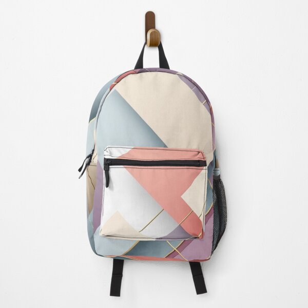 Item preview, Modern Pastel Geometric Art with Gold Accents | Minimalist Abstract Pattern designed and sold by semenol.