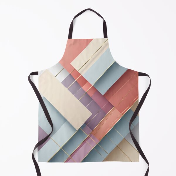 Item preview, Modern Pastel Geometric Art with Gold Accents | Minimalist Abstract Pattern designed and sold by semenol.