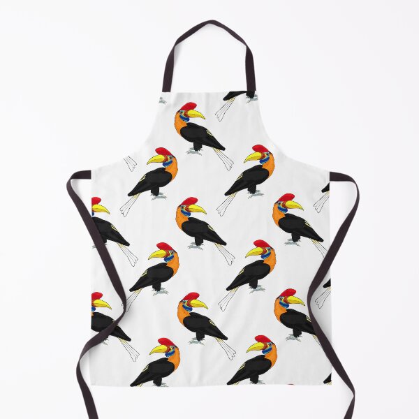 Item preview, Male Knobbed Hornbill Bird of Sulawesi Illustration designed and sold by OrPolly.