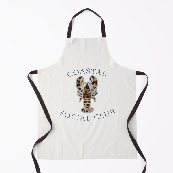 Item preview, Coastal Social Club Lobster Patch - Leopard Denim Art designed and sold by thelexiverse.