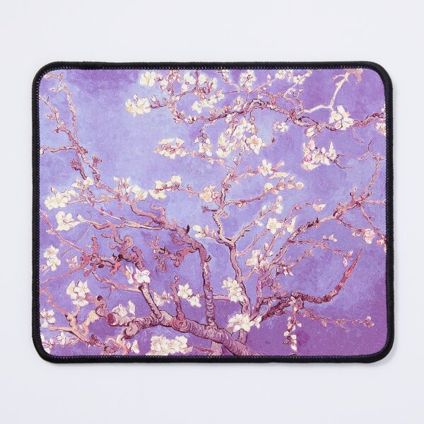 Item preview, Almond Blossoms by Vincent Van Gogh in Orchid Violet designed and sold by PureVintageLove.