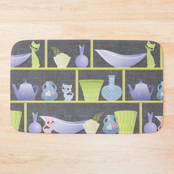 Item preview, Vintage Ceramics Shelf with Kitsch Kitties designed and sold by vinpauld.