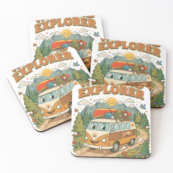 Item preview, Weekend Explorer | Vintage Camper Van T-Shirt | Road Trip Adventure Graphic | Outdoor Lifestyle Design designed and sold by SAJ Design Studio.