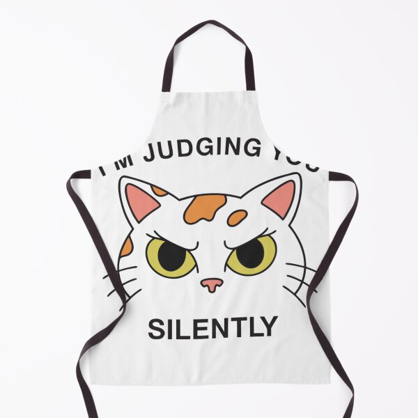 Item preview, I'm Judging You Silently Cat T-Shirt | Funny Black Cat Graphic Tee | Sarcastic Cat Lover Gift designed and sold by Charonde.