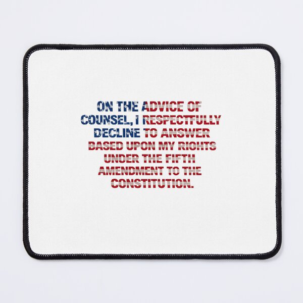 Item preview, Fauci Quote 5th Amendment designed and sold by Ohio Valley Pixels.