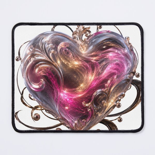 Item preview, Cosmic Galaxy Heart Abstract Fantasy Artwork designed and sold by WonderDokkan.