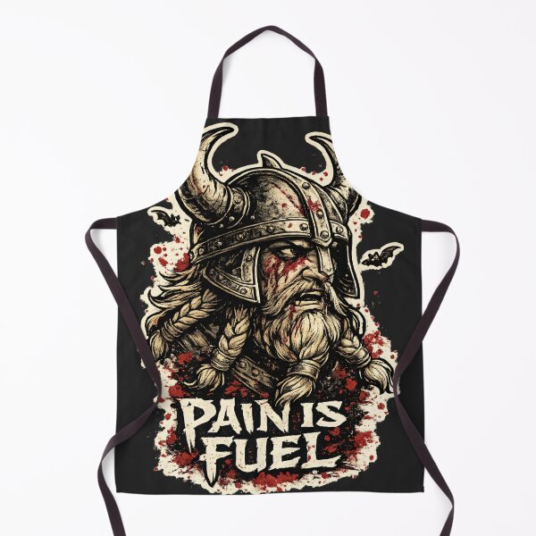 Item preview, Pain Is Fuel Viking Warrior Ravens – Gym Motivational Norse Berserker Mindset Gift designed and sold by SanaCreation13.