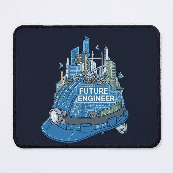 Item preview, Future Engineer Blueprint Artwork designed and sold by Amr Darwish Graphic designer.