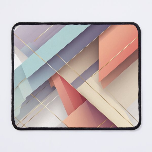 Item preview, Contemporary Abstract Minimalist Graphic | Layered Geometric Pastel Design designed and sold by semenol.