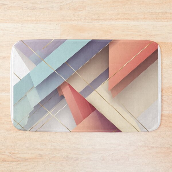Item preview, Contemporary Abstract Minimalist Graphic | Layered Geometric Pastel Design designed and sold by semenol.