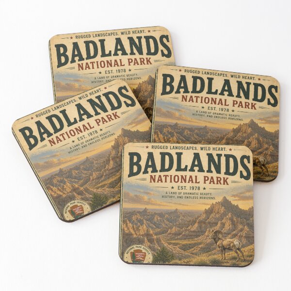 Item preview, Badlands National Park designed and sold by SlanPOD.