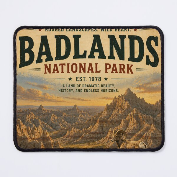 Item preview, Badlands National Park designed and sold by SlanPOD.