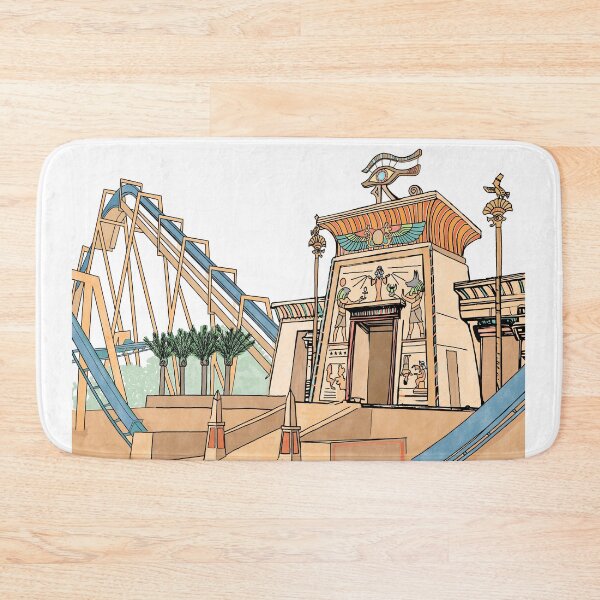 Item preview, OzIris Coaster Illustration - Parc Asterix Hyper Coaster (Theme Park Fan Art) designed and sold by FoolishDreamers.