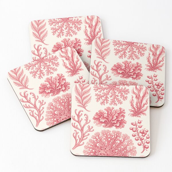 Item preview, Ernst Haeckel Inspired Red Algae Seaweed Marine Biology designed and sold by JackCurtis1991.