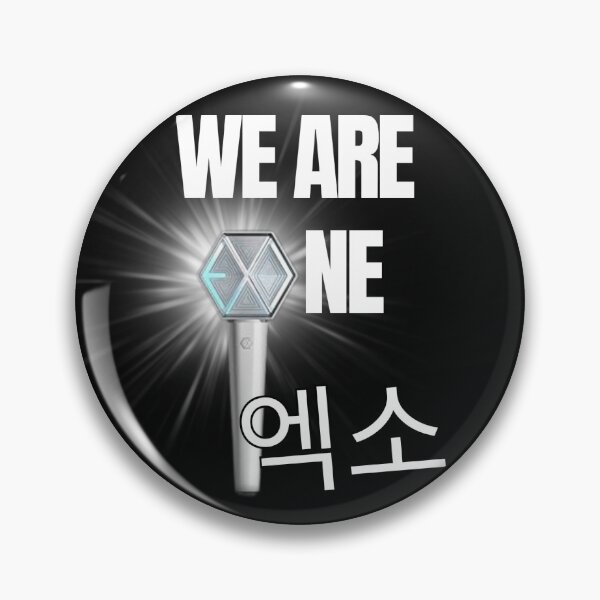 Item preview, EXO Lightstick Eribong We Are One Sleek Minimalist Kpop Graphic designed and sold by Gameshalah's Designs Hub.