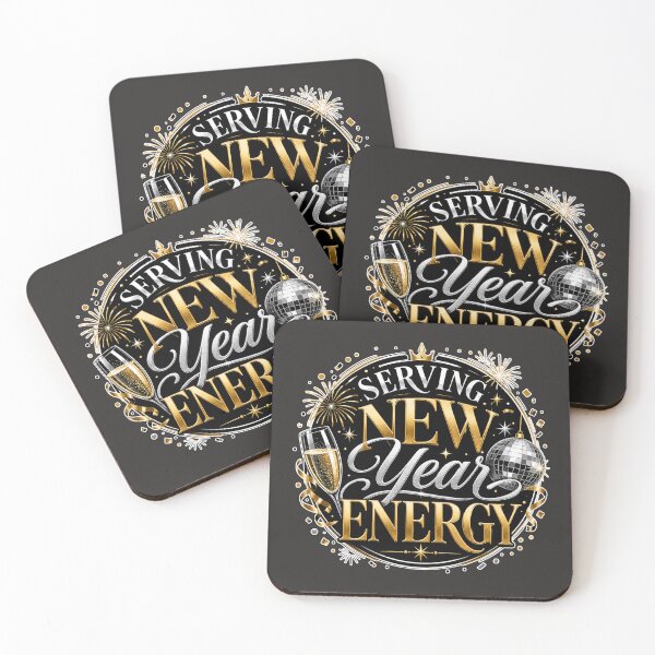 Item preview, Serving New Year Energy – Funny New Year's Eve Celebration Design designed and sold by TheStephanieRome.